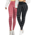 thumbnail image 1 of Pack de 2 Leggings Casuales de Mujer Unitalla de Yoga para Dama y Cintura Alta Pantalones Ajustados con Control de Abdomen no transparentan, 1 of 5
