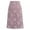 Purple, variant on Women's Summer Cute High Waist Ruffle Skirt Lace Skirt A-Line Hollow Out Fitness Skirt Knee Length Plus Size Skirt Skater Flared Midi Skirt Vinage Skirt