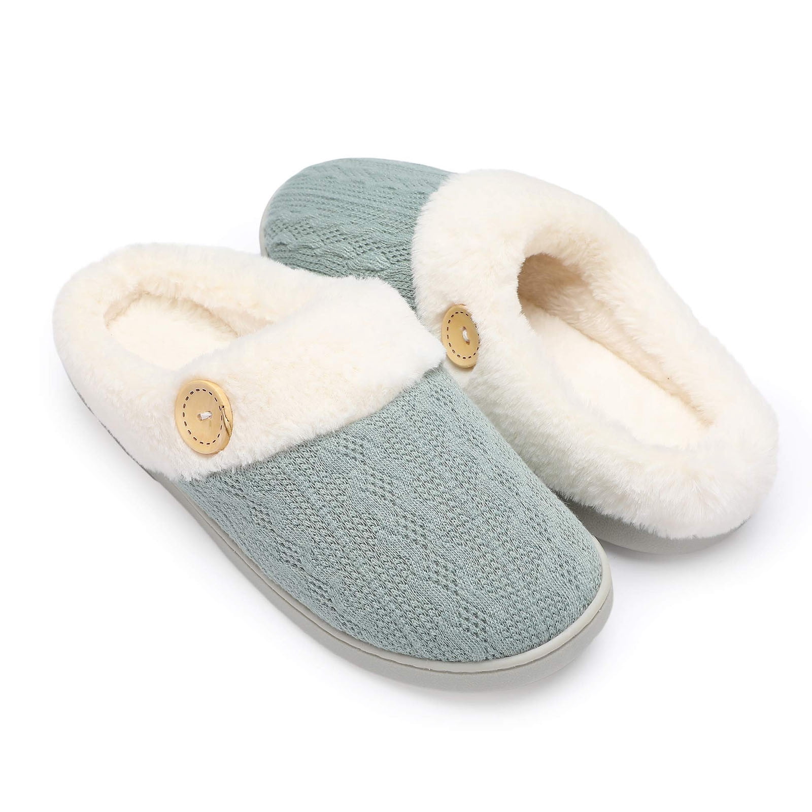 CAIXIA Women Arch Support Slippers – House Bedroom Slippers for Woman, Orthopedic Shoes, Corduroy Closed Toe Ladies Slides