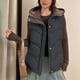 thumbnail image 1 of Sudadera con capucha y manga larga para mujer, con cuello de cremallera y abrigo, 1 of 5