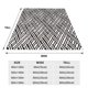 thumbnail image 3 of Balery Black White Stripes Manta de Felpa Suave y Acogedora – Cobija de Franela Aterciopelada para Cama, Lavable y Cálida para Sofá, Mascotas, Transpirable-80"x60", 3 of 7