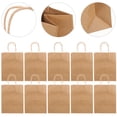 thumbnail image 5 of FELTECHELECTR 10 bolsas de regalo con asas, bolsas de regalo para empacar café, bolsas de regalo para fiestas, bolsas de papel kraft., 5 of 5