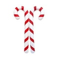 thumbnail image 4 of 6 FT Christmas Inflatables Candy Cane Outdoor Decorations Blow Up Yard Candy Cane with Built-in LEDs for Holiday Xmas Garden Lawn Decor(70.8 Inch), 4 of 9