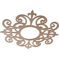 thumbnail image 2 of 36"OD x 11 3/4"ID x 3/8"T Dijon Wood Fretwork Pierced Ceiling Medallion, Wood (Paint Grade), 2 of 3