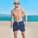thumbnail image 2 of Pantalones Cortos Playa Casuales De Talla Grande Para Hombre, 2 of 7