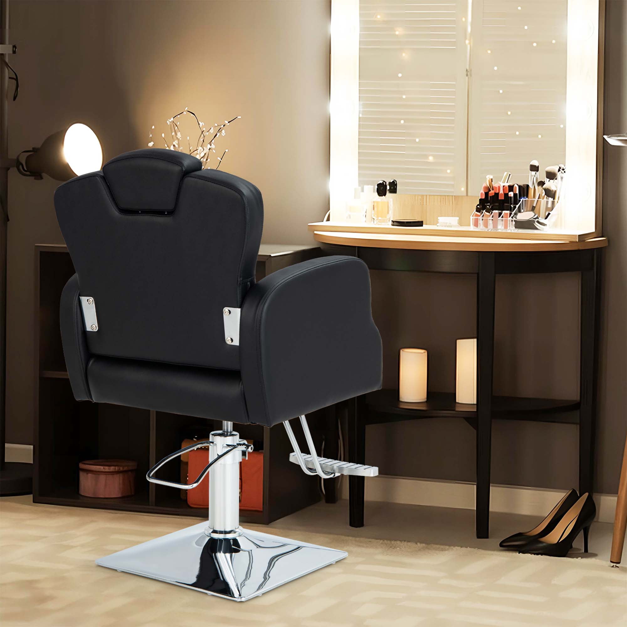 Costway Hydraulic Barber Chair 360 Degrees Swivel Salon Chairs