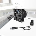 thumbnail image 4 of Extractor de aire USB pequeño y sencillo extractor de campana de cocina con ventilador de conducto de 1M, 4 of 6
