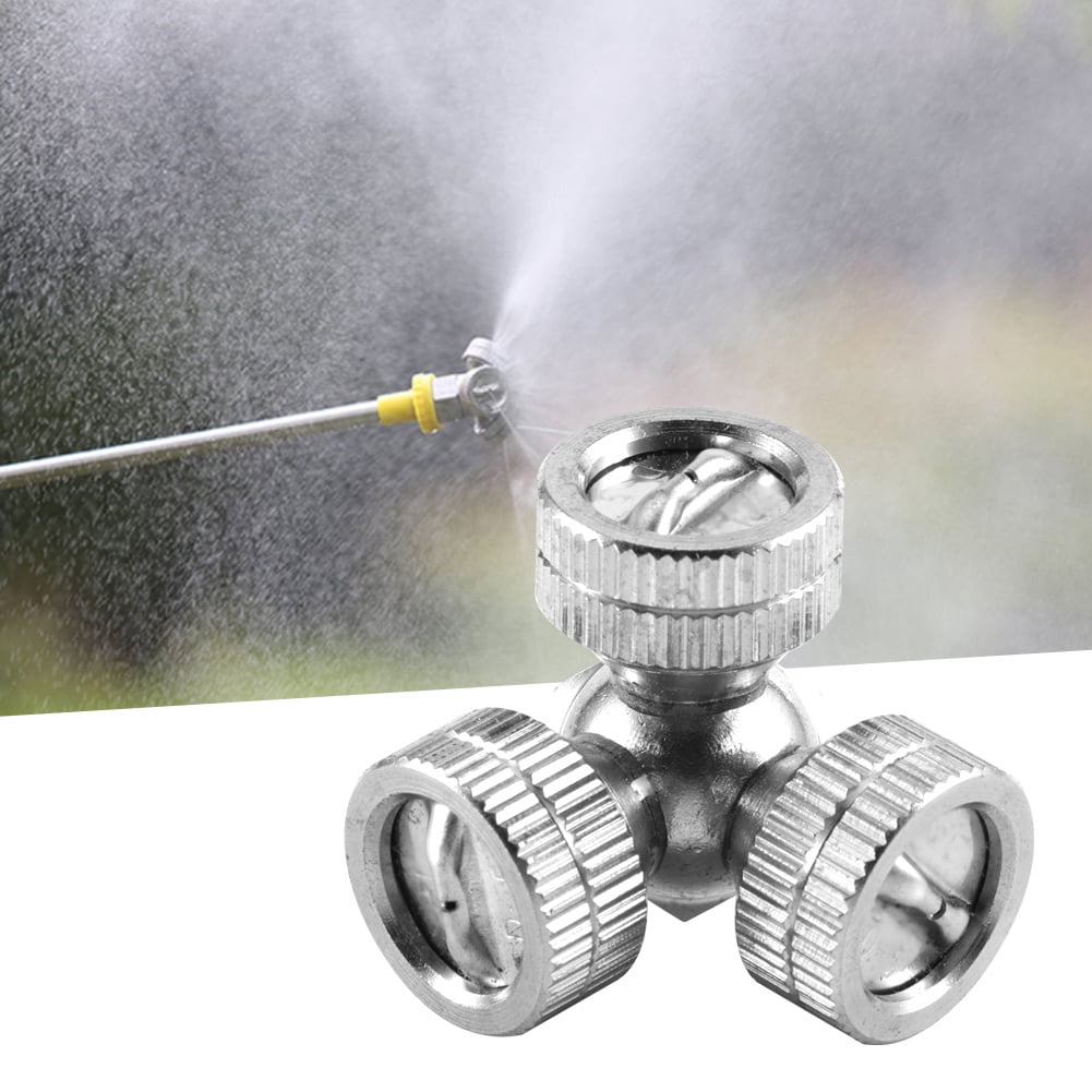 /4 Copper Chromeplated Watering Nozzle Fan-Shaped Spray Head Electric Spray HG 