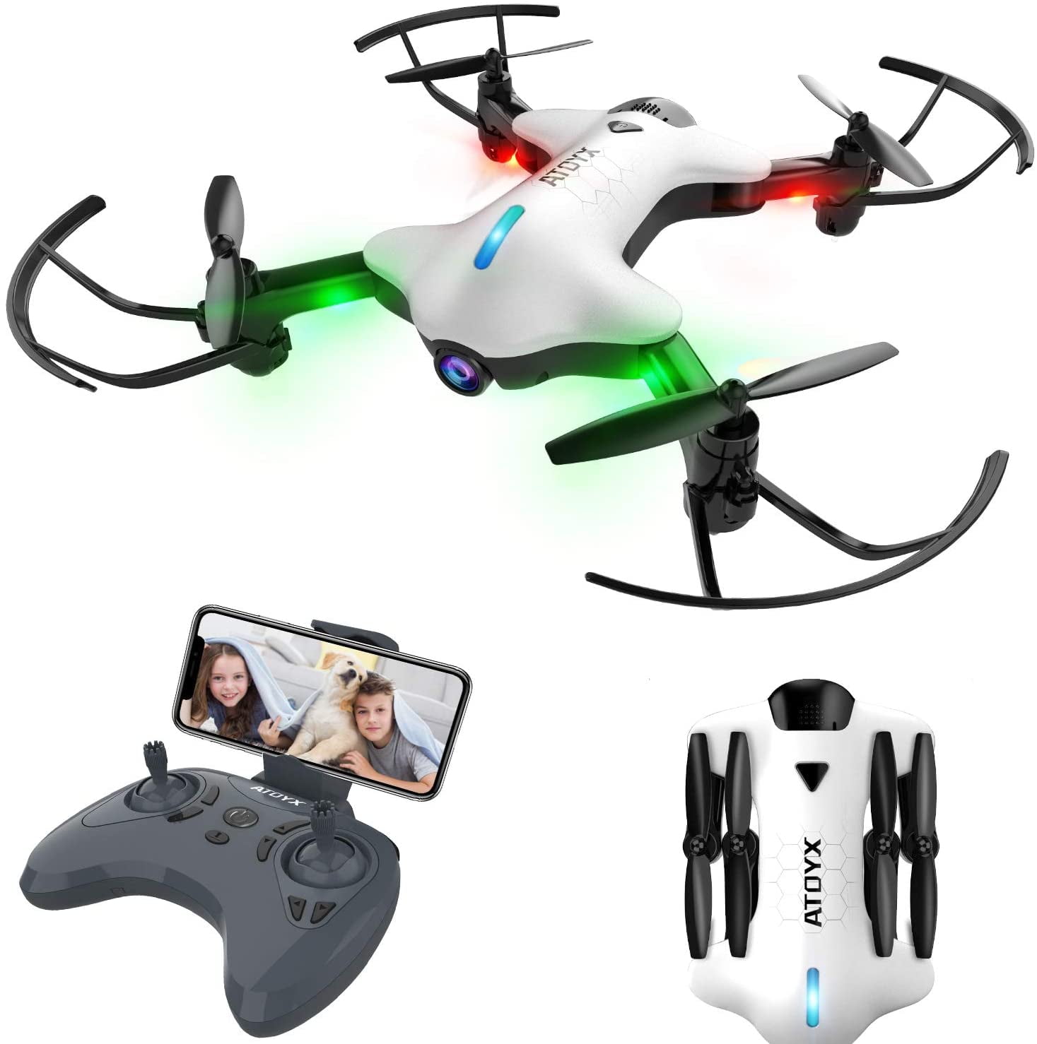 Drones for Adults, WideAngle 720P HD Camera for Beginner, Kids
