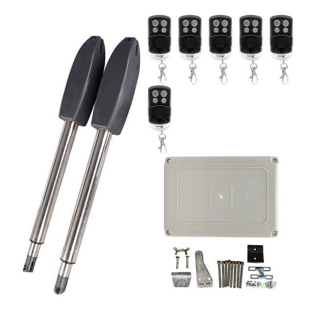 400KG Automatic Electric Swing Gate Opener Kit Pull Arm Drive Swing Door Operator Motor Actuator Multi Remote Control Optional For Driveway ,Ultra-Quiet Operation