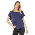 thumbnail image 1 of Camiseta Sandwash Dolman Lucky Brand para Mujer en Azul Marino, 1 of 3