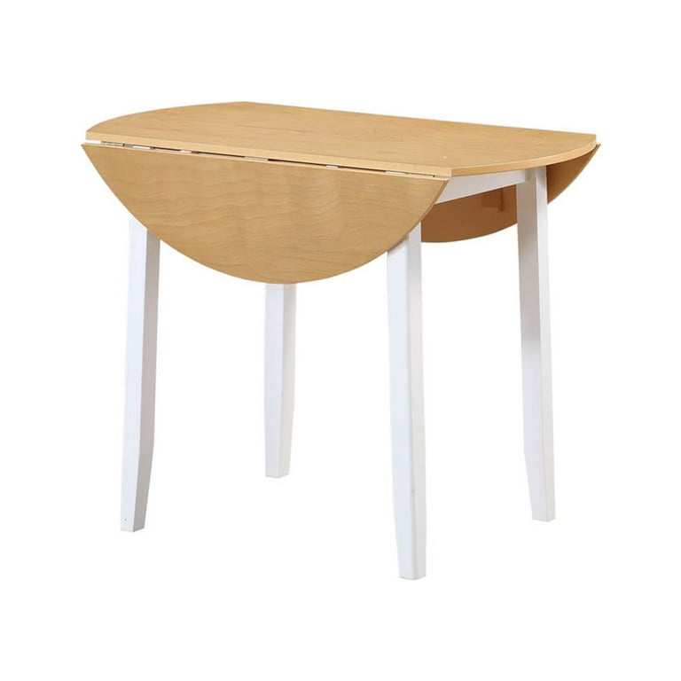 Mainstays Drop Leaf Round Dining Table Walmart