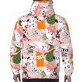 thumbnail image 7 of Wukai Cartoon Halloween Print Men Hoodies Fleece Sweatshirts Long Sleeve Sweaters Pullover Fall Outfits Winter Clothes-4X-Large, 7 of 7
