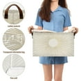 thumbnail image 5 of Yayeee Foldable Storage Basket for Shelves with Handles Waterproof Cloth Bins, Sunshine, 5 of 7