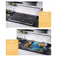 thumbnail image 3 of nqOlkjepod Large Induction Cooktop Protector Mat 28.5"x20.5", Blue Sea Turtle Ocean Stove Top Covers for Electric Stove, Colorful Coral Sea Underwater Stove Burner Cover Mats, Glass Top Stove Cover, 3 of 8