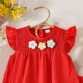 thumbnail image 4 of TOWED22 Kids Toddler Summer Clothes 2pcs Cute Tank Shirts Sleeveless Shorts Sets Sweet with Pockets(Watermelon Red,3-4 Y), 4 of 5