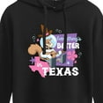 thumbnail image 3 of SpongeBob SquarePants - Everythings Better In Texas - Juniors Cropped Pullover Hoodie, 3 of 6