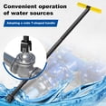 thumbnail image 3 of HLONK Water Meter Key Carbon Steel Water Shut Off Tool Rustproof Way Utility Key Easy to Use Water Meter Valves Adjustable Length Water Meter Wrench Effort Saving for Water Pipes, 3 of 9