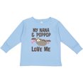 thumbnail image 3 of Inktastic Nana and PopPop Love Me Girls Long Sleeve Toddler T-Shirt, 3 of 5