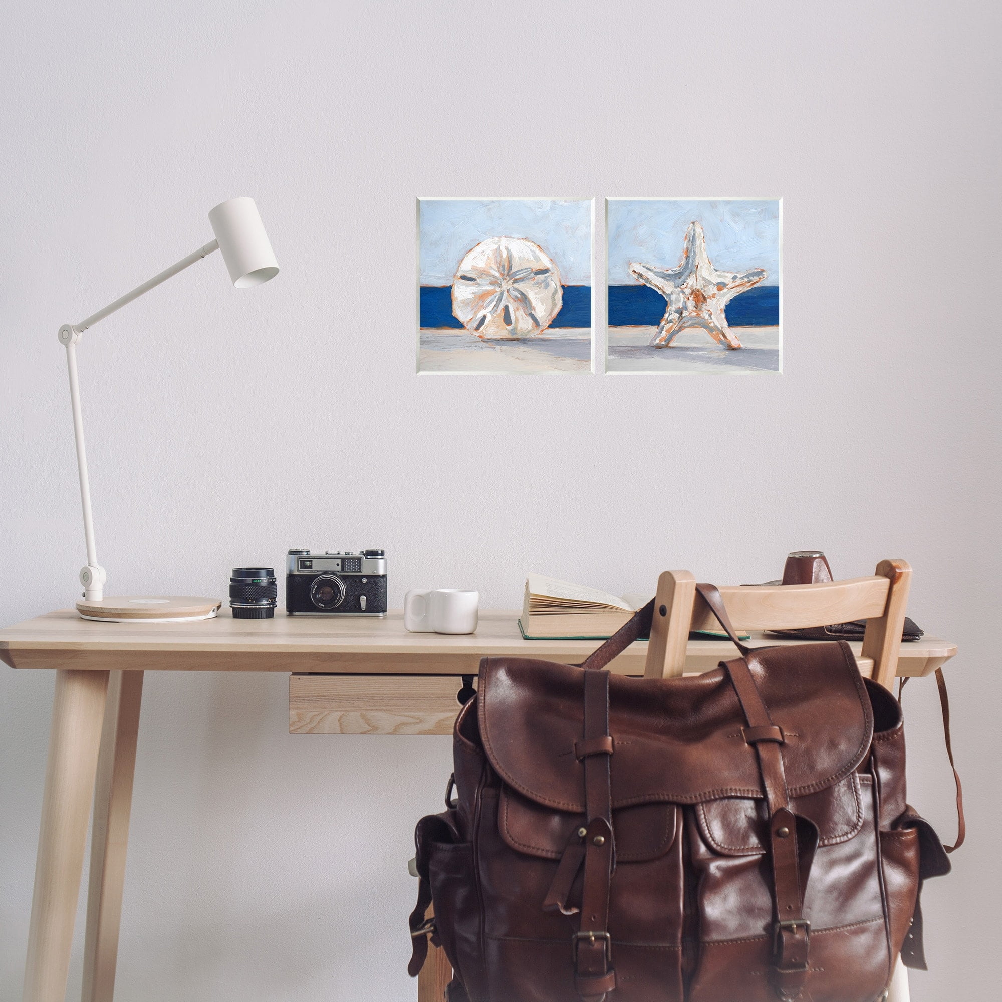 Stupell Industries Sea Life Starfish Seashell Painting Beach Marine Animal, 12 x 12, Design by Ethan Harper