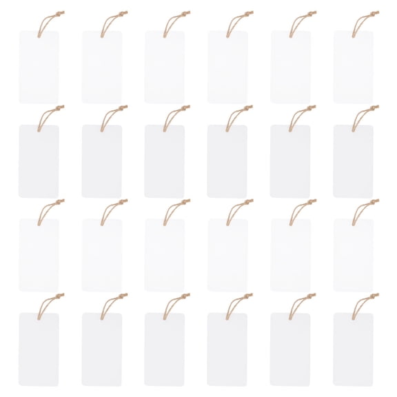 2 Sets Large Waterproof Tags Key Chain Labels DIY Blank