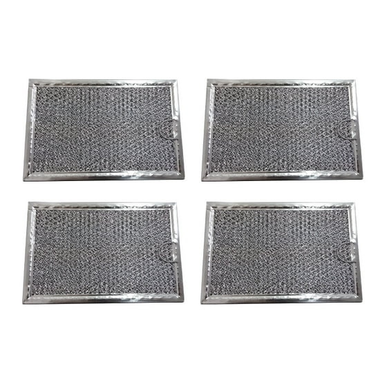 4 Pack Aluminum Microwave Grease Filter For Frigidaire 5304464105 4 Pack Aluminum Microwave Grease Filter For Frigidaire 5304464105