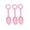 Red, variant on Kegel Exercise Weights Set for Postpartum Pelvic Floor Rehabilitation Blue