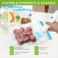 thumbnail image 4 of Vacuum Sealer for Food - Cordless Handheld Saver with 10 Pcs Bags, Preservation & Fresh, 4 of 6