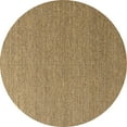 thumbnail image 1 of Ahgly Company Indoor Round Solid Brown Modern Area Rugs, 3' Round, 1 of 4