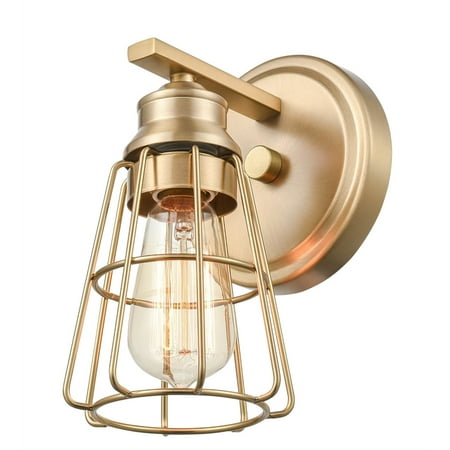 

Millennium Lighting Metal Wall Sconce Light in Modern Gold