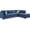 Navy Blue, variant on Glory Furniture Malone Microsuede Sectional in Purple