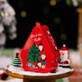 thumbnail image 1 of Cabin Christmas Tin Tinplate Pendant Candy Boxes Holiday Empty Metal Gift Box Xmas Party Cookie Containers for Storing Biscuits, 1 of 5