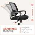thumbnail image 4 of Office Chair NEO CHAIR Ergonomic Mesh Adjustable Black, 4 of 8