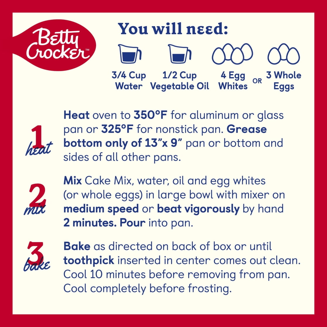 (12 pack) Betty Crocker Favorites Super Moist White Cake Mix, 14.25 oz