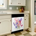 thumbnail image 3 of Watercolor Wildflowers Spring Summer (11) Dishwasher Magnet Cover Decorative Sticker for Home Cabinet Kitchen 23" x26", 3 of 5