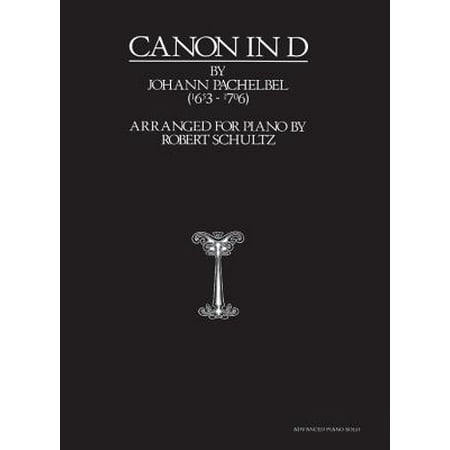 Canon in D : Advanced Piano Solo, Sheet