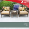 thumbnail image 2 of Soho 3 Piece Outdoor Wicker Patio Furniture Set 03b, 2 of 7