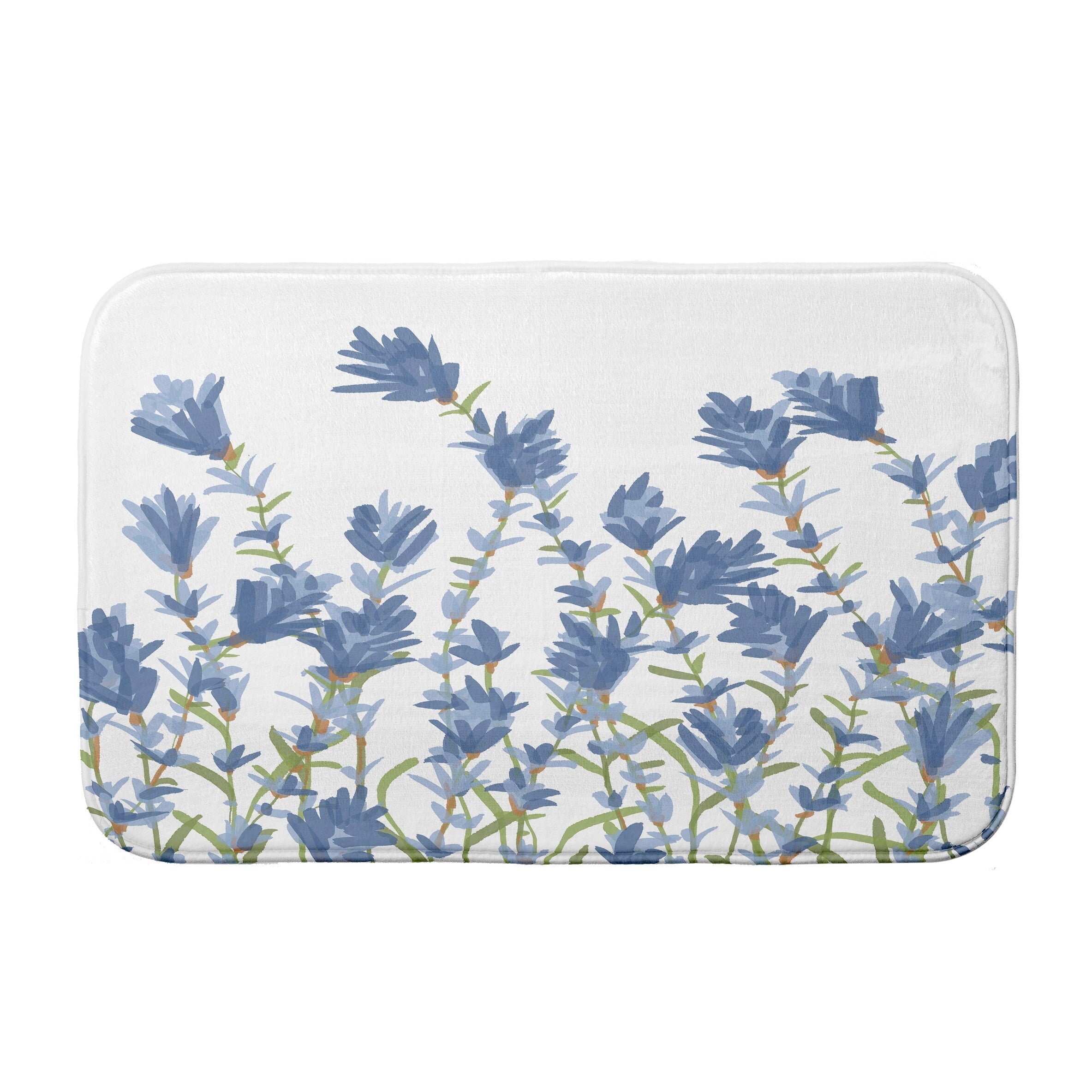 Simply Daisy 34" x 21" Plush Microfiber Purple Lavender Bath Mat