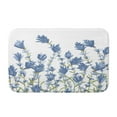 thumbnail image 3 of Simply Daisy 24" x 17" Plush Microfiber Purple Lavender Bath Mat, 3 of 5
