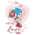 thumbnail image 2 of Junior's Sonic the Hedgehog It's All About Love  Graphic T-Shirt, 2 of 4