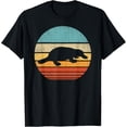 thumbnail image 1 of Platypus Retro Vintage 60s 70s Sunset Mamífero Animal Lovers Camiseta, 1 of 2