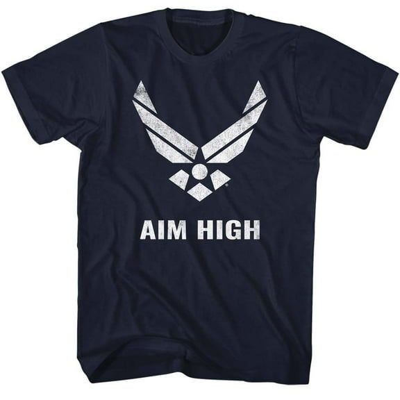 U.S. Air Force Aim High Navy Adult T-Shirt