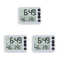 thumbnail image 1 of Inteprter Reloj Digital de escritorio, Sensor Dual, alarma electrónica, termómetro, botón de operación, funciona con batería, temporizador LCD, Type4 NO4 Inteprter CBP162567, 1 of 6