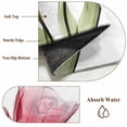 thumbnail image 6 of Pink Tulip Round Rugs for Living Room 4ft X-ray Image Flower Abstract Transparent Floral Non Slip Circle Rug Washable Low-Profile Indoor Carpet for Bedroom, Dining Room, Bathroom, 6 of 9