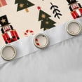 thumbnail image 4 of Manfei Cartoon Christmas Tree Black Out Curtains,Xmas Candy Cane Curtains Pack of 2 (42x63 Each),Vintage Nutcraker Soldier Bedroom Curtains For Teens,Ultra Soft Home Decor, 4 of 6