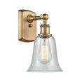 thumbnail image 1 of Innovations 516-1W-BB-G2812-LED Hanover 1 Light Sconce part of the Ballston Collection, Brushed Brass, 1 of 1