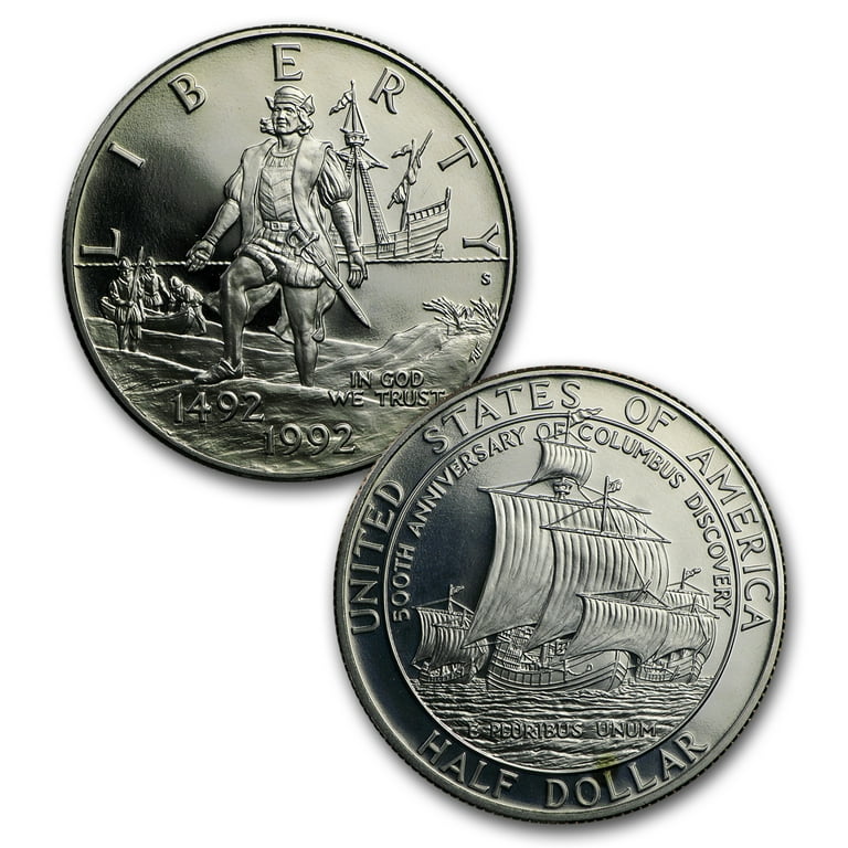 1992 3-Coin Commem Columbus Quincentenary Prf Set (w/Box & COA