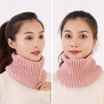 thumbnail image 2 of Reusable Scarf Women Winter Scarf Thick Knitted Warm Solid Color Windproof Elastic Anti-shrink Soft Lightweight Washable Neck Protection Heat, 2 of 8