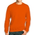 thumbnail image 3 of Gildan High Visibility Safety Sweatshirt for Adult Work Wear - 2 Pack Size-S, Fleece Cozy 50/50 Cotton/Poly Hi Vis Reflective Safety Orange Sweatshirt, 3 of 4