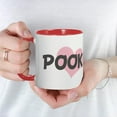thumbnail image 5 of CafePress - POOKIE (Pink Heart) Mug - 11 oz Ceramic Mug - Novelty Coffee Tea Cup, 5 of 6